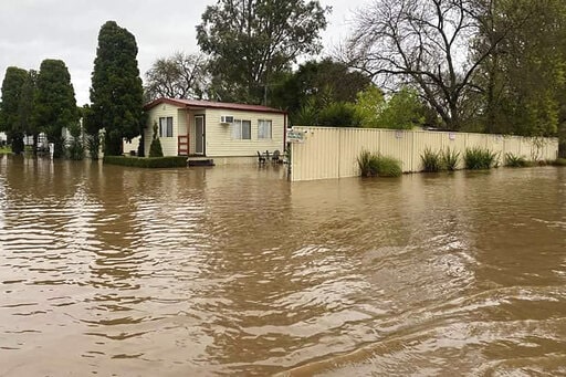 Australian flooding in July 2022