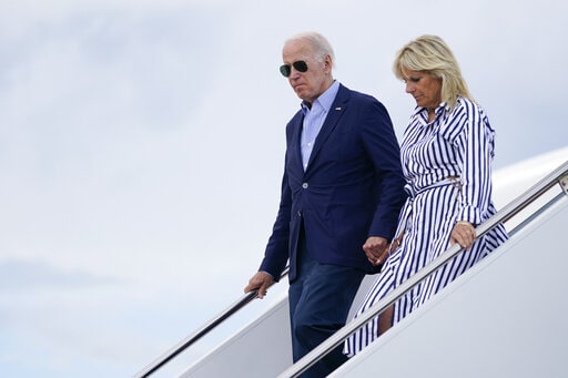 Biden and First Lady visit flooded Kentucky