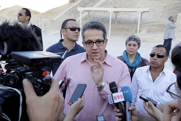 Egypt's Antiquities Minister Answers Reporters' Questions