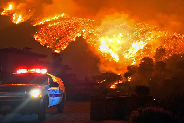 Wildfires in California 