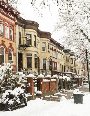 February Snowy Street