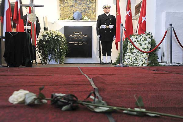 Polish Mayor Funeral