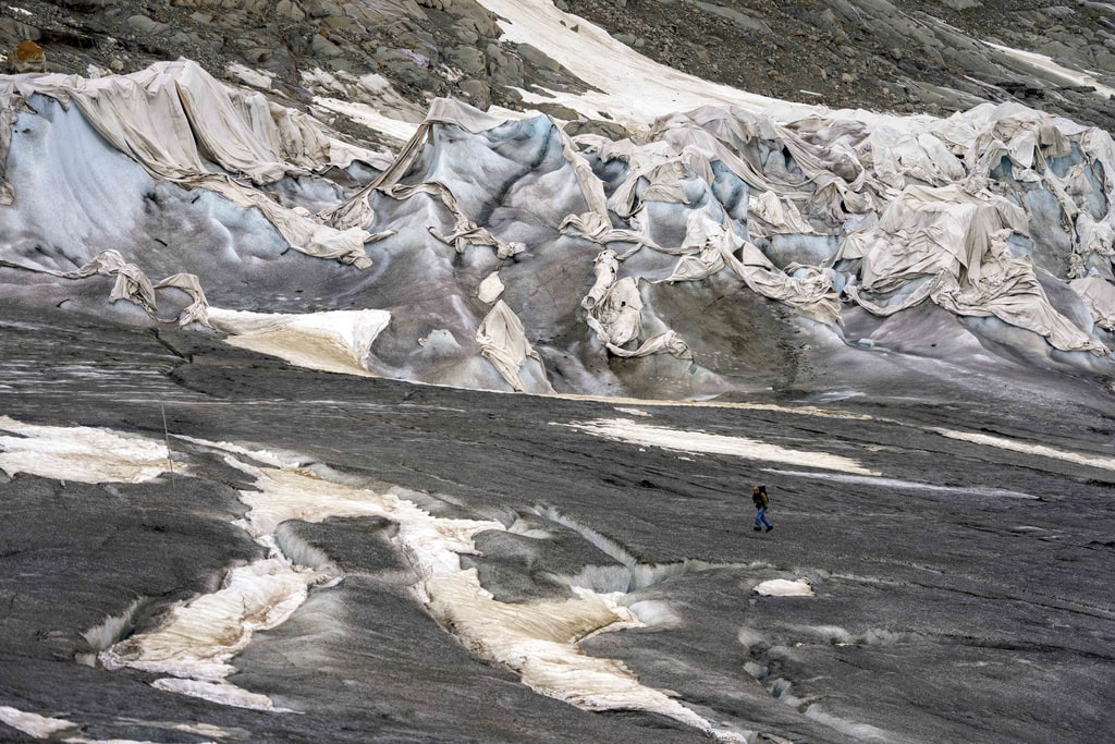 Switzerland Glacier Melt