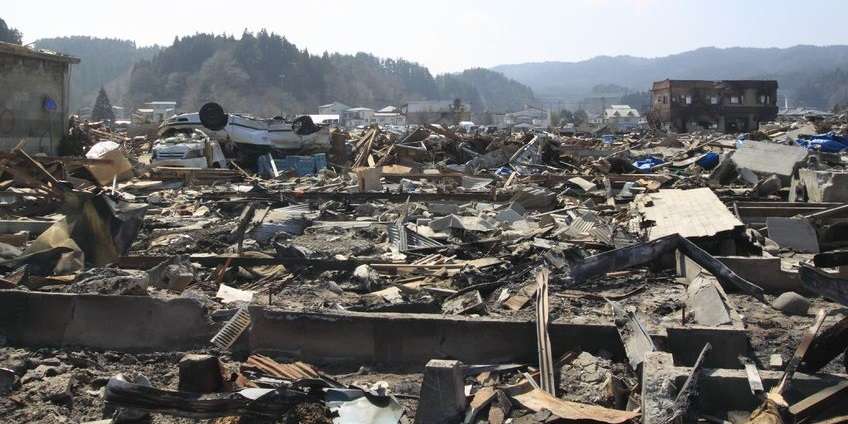Earthquake Tsunami Natural Disaster Aftermath