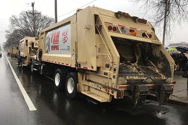 Garbage Truck Hit