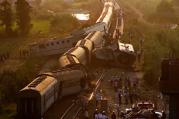 Train Crash in Alexandria