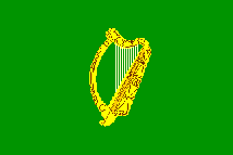 Harp Flag - Unofficial flag of Ireland