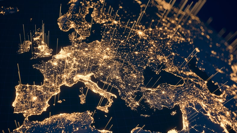 Europe lights