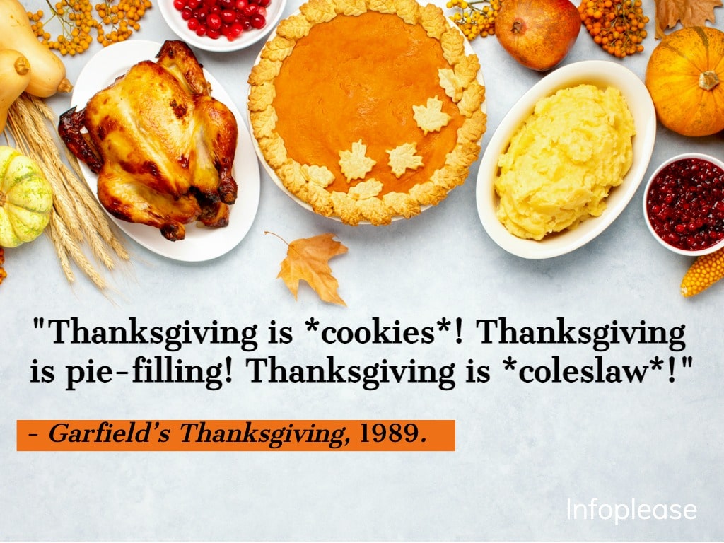 Garfield Thanksgiving quote