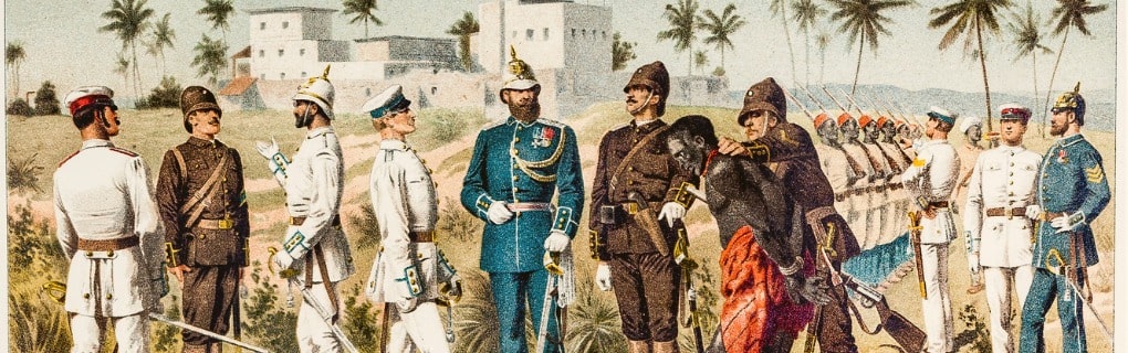 German East African officers