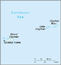 Map of Cayman Islands