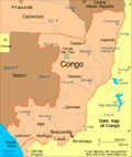 Map of Congo, Republic of