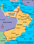 Map of Oman