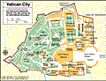 Map of Vatican City (Holy See)