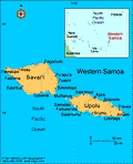 Map of Samoa