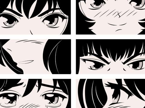 Anime manga eyes