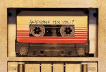 "Awesome Mix" cassette tape