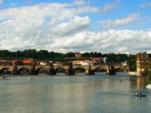 This History of the Charles Bridge, Prague, Czech Republic