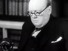 Winston Churchill and V-E Day