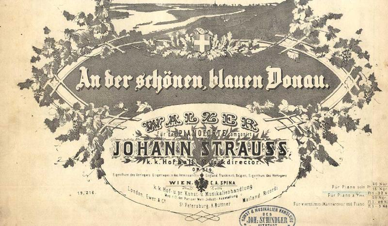 Johann Strauss's Blue Danube waltz premiered in Vienna.