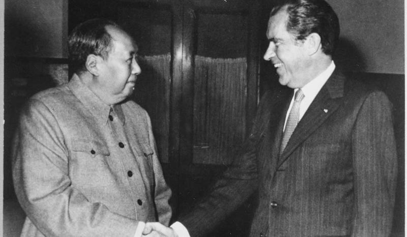 President Nixon became the first U.S. president to visit China.