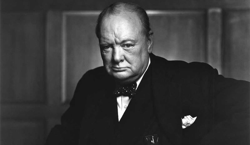 Winston Churchill delivered his famous Iron curtain speech, "From Stettin in the Baltic to Trieste i