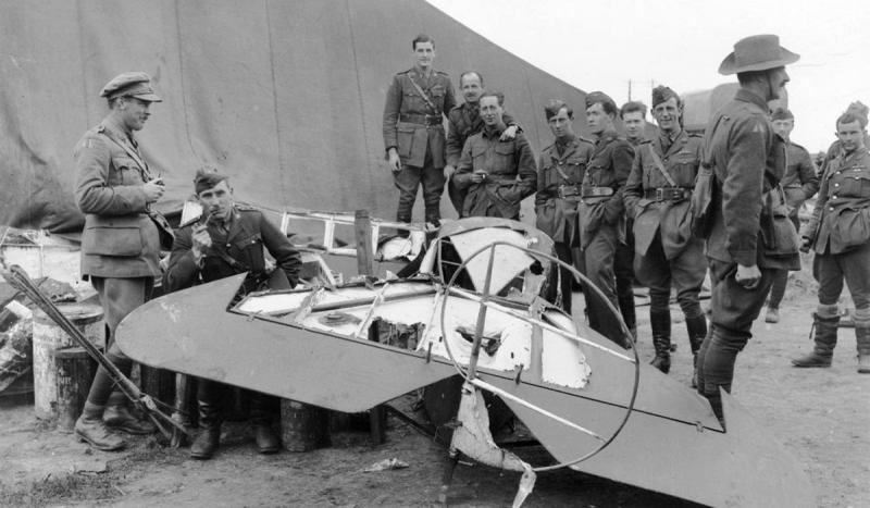 Baron Manfred von Richthofen, the notorious World War I German flying ace known as the "Red Baron," 