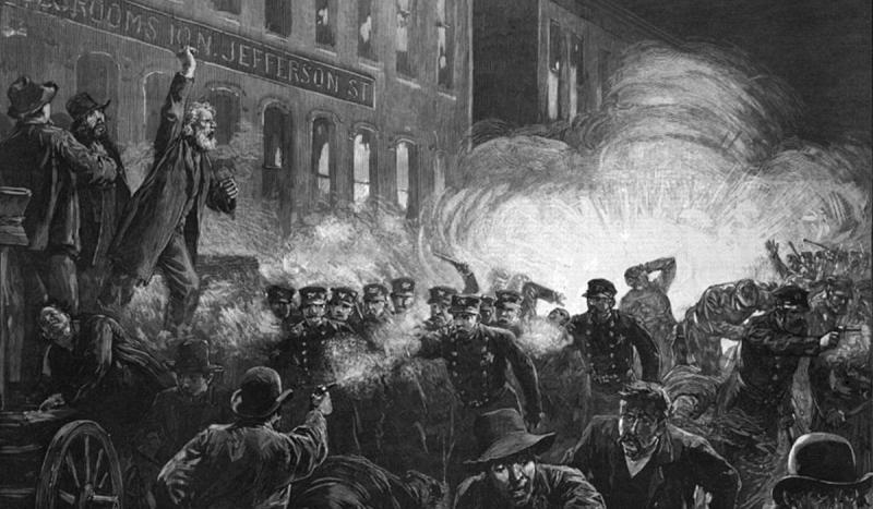 The Haymarket Square riot broke out as a result of a labor demonstration. 