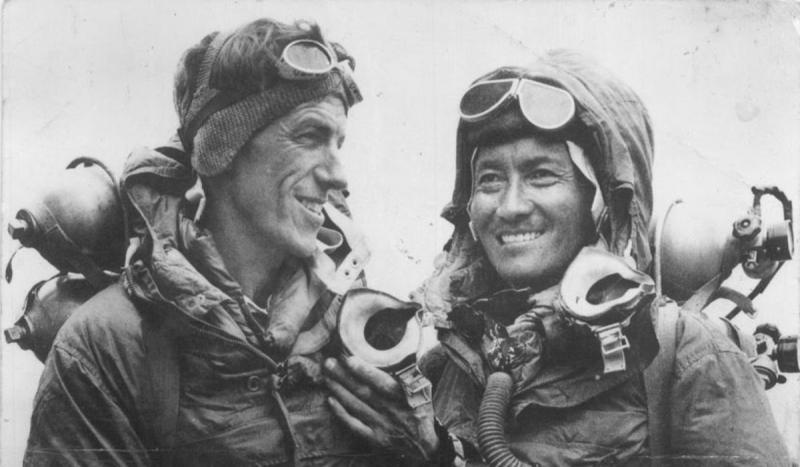 Edmund Hillary and Tenzing Norgay became the first to reach the summit of Mount Everest.