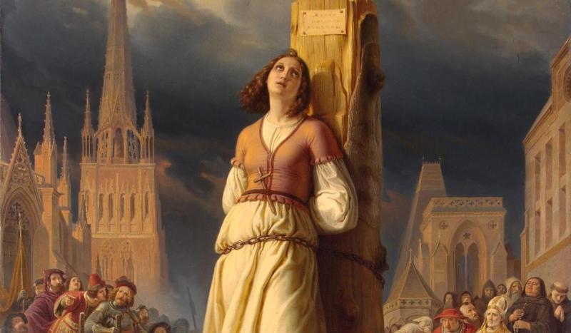 Joan of Arc was burned at the stake as a heretic.