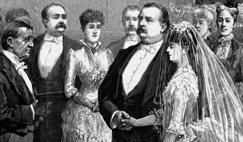 Grover Cleveland became the first U.S. president to get married in the White House.