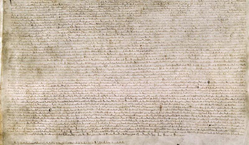 King John sealed the Magna Carta.