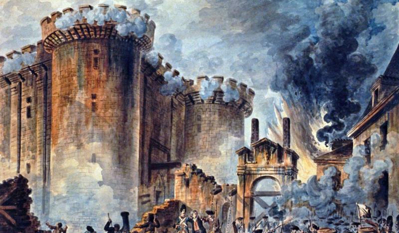 The storming and destruction of Bastille marked the beginning of the French Revolution.